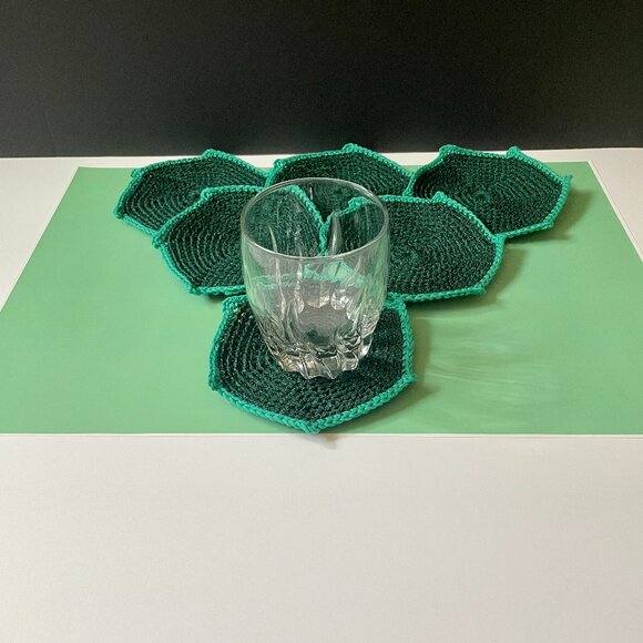 Handmade Crochet Coasters, Stocking Stuffers, Table Protectors, Drink Place Mats - Picture 4 of 8